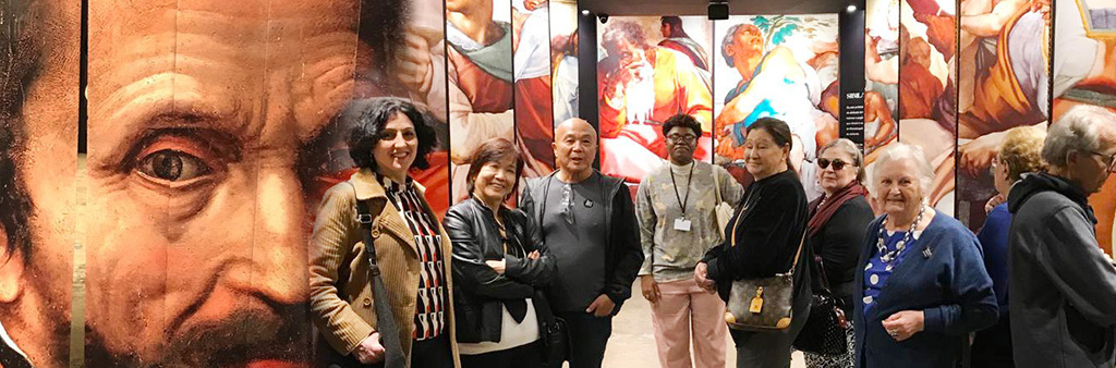 Exposição Michelangelo e Chá da Tarde na Jovina Patisserie